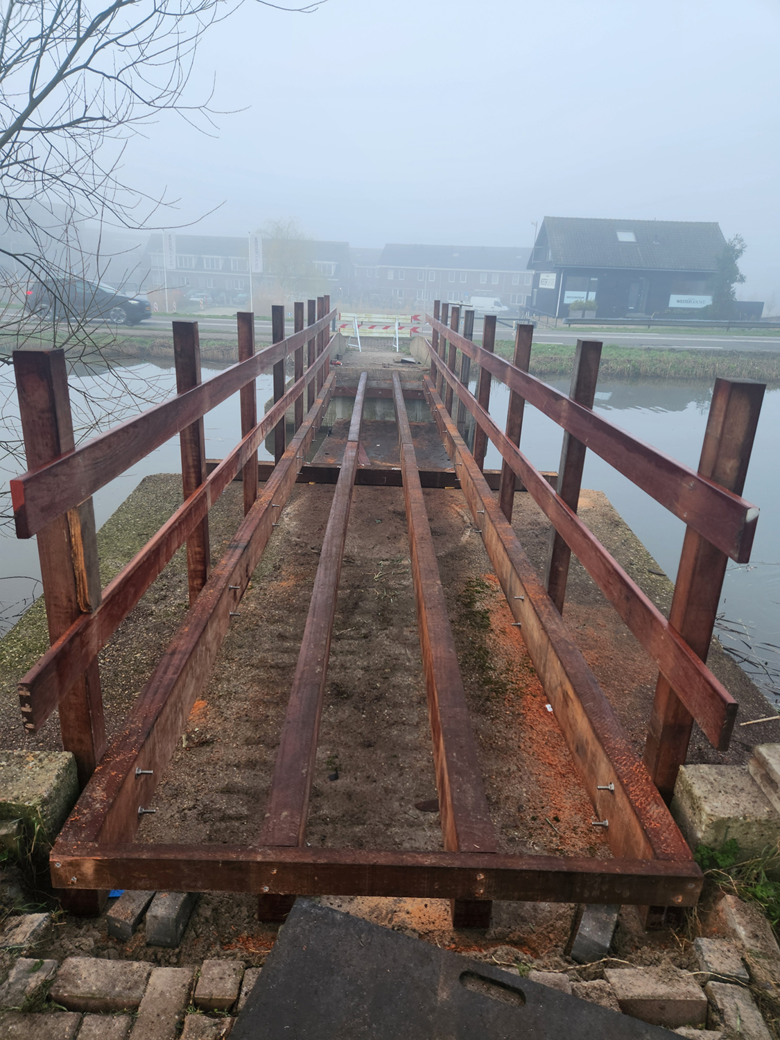 Demontage van de oude draaibrug bij 2e Moordrechtse Tiendweg in Gouda
