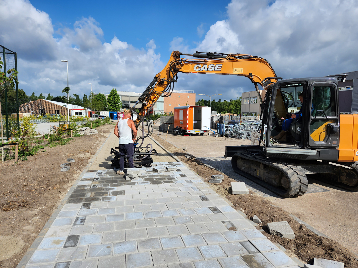 Nieuw schoolgebouw van Yuverta College in Dordrecht, onderdeel van de vernieuwing van het MBO-college
